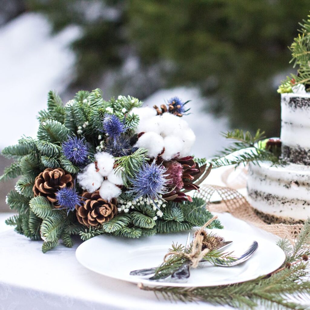 winter wedding trends- winter palette